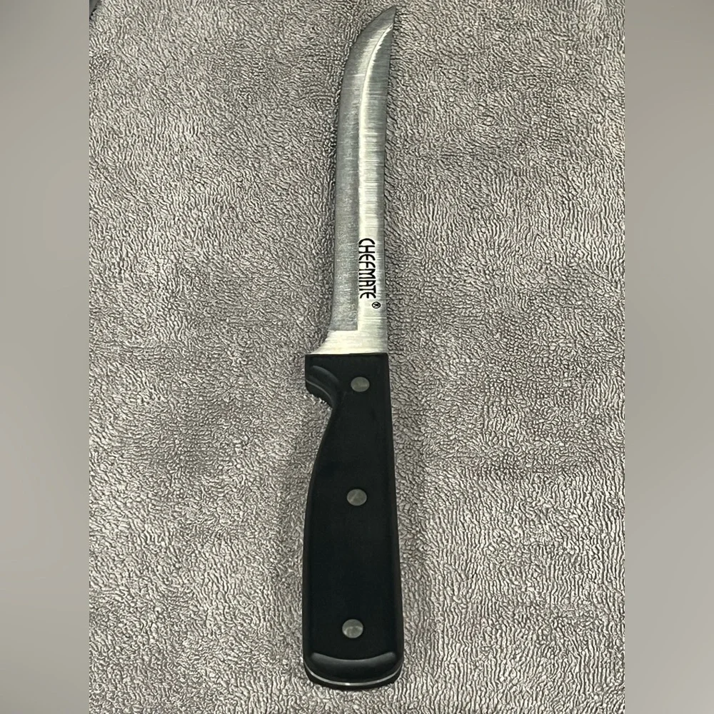 Incomplete‎ Chefmate Kitchen Knife Set /w Honing & Block.